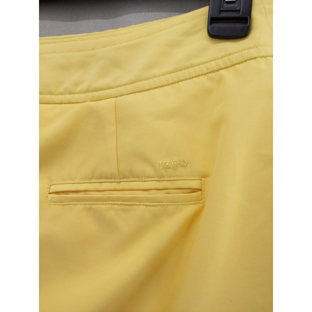 Izod Skort Women 8 Yellow XFG Cool FX Golf Tennis Active Athletic Zipper Pockets - Picture 7 of 10